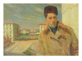 Self Portrait, 1908 Giclee Print by Umberto Boccioni