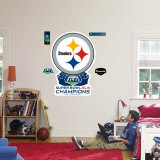 Pittsburgh Steelers Super Bowl Champions Logo Wall Decal