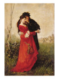 Les amoureux reproduction procédé giclée par Max Gaisser