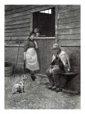 Expectancy, from 'Leisure Hour', 1888 Giclee-trykk av Dewey Bates Expectancy, from 'Leisure Hour', 1888 Giclee-trykk av Dewey Bates