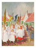 The Easter Parade Giclee Print by Jenny Montigny