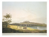The Armenian Bridge, Madras, From 'Oriental Scenery: Twenty Four Views in Hindoostan', engraved by  Giclee Print by Thomas Daniell