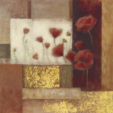 Red Poppies II Affiches par Danielle Nengerman
