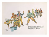 Between the Hours of 7 and 8 am the Boer Prisoners are Expected to Perform their Ablutions Giclee Print by Captain Clive Dixon 