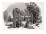 Christmas Morning: Going to Church, engraved by W.J. Linton, from 'The Illustrated London News' Giclee Print by George Haydock Dodgson