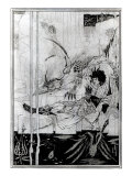 Now King Arthur Saw the Questing Beast and Thereof Had Great Marvel, from 'Le Morte D'Arthur' reproduction procédé giclée par Aubrey Beardsley