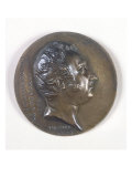 Medallion Portrait of Gioacchino Rossini reproduction procédé giclée par Pierre Jean David d'Angers