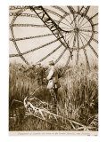 Framework of the Zeppelin Shot Down in the Vardar Marshes, Near Salonika, 1914-19 Giclee Print
