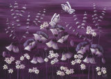 Moonlit Meadow Poster von Kaye Lake
