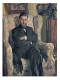 Portrait of the collector Alexei A. Bakhrushin Giclee-trykk av Osip Emmanuilovich Braz Portrait of the collector Alexei A. Bakhrushin Giclee-trykk av Osip Emmanuilovich Braz