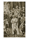 The Baptism of Clovis, Rheims, 496 A.D. Giclee-trykk av Joseph Paul Blanc The Baptism of Clovis, Rheims, 496 A.D. Giclee-trykk av Joseph Paul Blanc