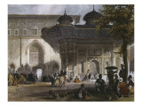Imperial Gate of Topkapi Palace and Fountain of Sultan Ahmed III, Istanbul, 1839 Giclee Print by Thomas Allom