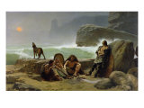 The Gaulish Coastguards, 1888 reproduction procédé giclée par Jean Jules Antoine Lecomte du Nouy
