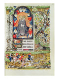 November; Deer Hunting, from the Hours of Marguerite d'Orleans, 1426-38 Giclee Print