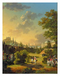 Meeting Between Napoleon I Giclee Print by Hippolyte Lecomte