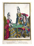 Le Jeu de Dez Reproduction procédé giclée par Nicolas Arnoult