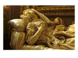Death of the Blessed Ludovica Albertoni, from the Altieri Chapel, 1674 Giclee Print by Giovanni Lorenzo Bernini