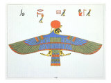The God Horus Represented in the Form of a Sparrowhawk, 1823 Giclee Print by Jean Francois Champollion
