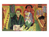 The Living Room, 1920 reproduction procédé giclée par Ernst Ludwig Kirchner