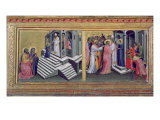 Madonna and Child with Saints, Detail of the Predella Depicting the Presentation in the Temple and  Giclee Print by Mariotto Di Nardo 