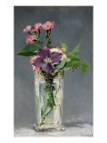 Pinks and Clematis in a Crystal Vase, c.1882 Lámina giclée por Édouard Manet Pinks and Clematis in a Crystal Vase, c.1882 Lámina giclée por Édouard Manet