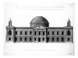 The South Elevation of Register House, Edinburgh, Engraved by J. Roberts, 1773 Giclee Print by Robert Adam