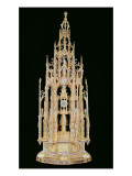Processional Custodia, 1515-24, Containing a Monstrance by Jaume Almirich, Barcelona, 1495-99 Giclee Print by Enrique de Arfe