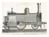 Locomotive Engine, engraved by J.W. Lowry Giclee Print by David Kirkaldy