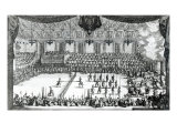 Combat a la Barriere Giclee Print by Jacques Callot
