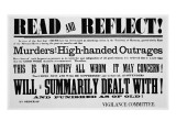 Vigilance Committee Notice, c.1860 Giclee Print