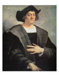 Cristobal Colón Lámina giclée por Sebastiano del Piombo