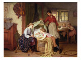 The Newborn Child Giclee Print by Theodore Gerard