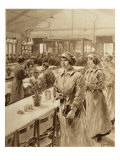 Female Munitions Workers, 1914-19 Giclee-trykk av Samuel Begg Female Munitions Workers, 1914-19 Giclee-trykk av Samuel Begg