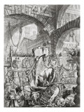 The Man on the Rack, from 'Carceri d'Invenzione', c.1749 reproduction procédé giclée par Giovanni Battista Piranesi