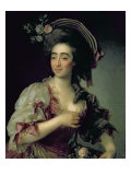 Portrait of Anna Davia-Bernucci, 1782 Lámina giclée por Dmitri Grigor'evich Levitsky Portrait of Anna Davia-Bernucci, 1782 Lámina giclée por Dmitri Grigor'evich Levitsky