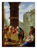 The Parable of the Precious Pearl or The Pearl of Great Price Giclee Print by Domenico Feti