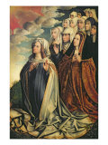 Mary the Mediator with Joanna the Mad Giclee Print by Colijn de Coter