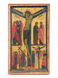The Crucifixion with Holy Women, Mourners, Christ on the Road to Calvary and the Deposition, Right  Giclee Print by Bonaventura Berlinghieri