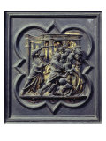 Christ Chasing Merchants from Temple, Seventh Panel of North Doors of Baptistery of San Giovanni Giclee Print by Lorenzo Ghiberti