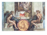 Sistine Chapel Ceiling: Ignudi reproduction procédé giclée par Michelangelo Buonarroti 