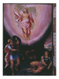 Resurrection, from a Facsimile of the Breviary of King Philip Ii of Spain, 1569 Giclee Print by Julian Fuente del Saz
