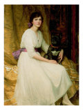 Portrait of Miss Dorothy Dicksee Lámina giclée por Sir Frank Dicksee