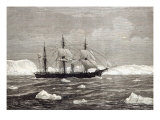 North Pole Expedition: highest record latitude of any ship, from 'Illustrated London News', 1876 Giclee Print