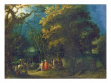 The Sermon of John the Baptist Giclee Print by Adam Elsheimer