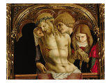 Lamentation of the Dead Christ, Detail from the Sant'Emidio Polyptych, 1473 Giclee Print by Carlo Crivelli