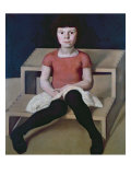 The Artist's Youngest Daughter Giclee Print by Albin Egger-lienz
