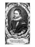 Portrait of a Gentleman Believed to Be Thomas Harriot, C.1620 Giclee Print by Francis Delaram