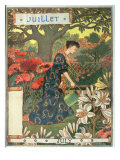 Juillet reproduction procédé giclée par Eugene Grasset