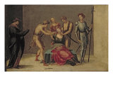 The Martyrdom of St. Apollonia Giclee Print by Francesco Granacci
