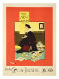 Advertising 'The New Woman' by Sydney Grundy, at the Comedy Theatre, London Giclee Print by Albert Morrow